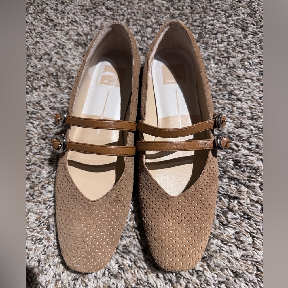 Dolce Vita Suede Mary Jane Flats
